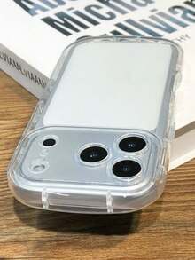 Transparent Clear Shockproof Protection Case Compatible With IPhone 17 Pro Max 17 Pro 17 16 Pro 16 Pro Max 16 15 Pro 15 Pro Max 15 14 Pro Max 14 Pro 14 13 Pro Max 13 Pro 13 12 Pro Max 12 Pro 12 11 Anti-Drop Back Cover - Clear - View 4