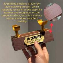 Radish Pen Holder, Radish Pen, Pen Holder, Stand, Office Desk Decoration, Model Decoration, Perfect Birthday/Holiday/Daily Gift, Small And Elegant, Stable Support, Suitable For Personal Use Or Gift Giving - Multicolor - View 4