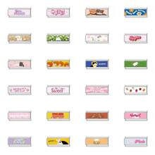 1 PC Sweet Cartoon DIY Modular Bracelet Accessories, Printed With Animal & Text Slogan Elements, Fresh Cute Jewelry DIY Materials - Silver - View 7