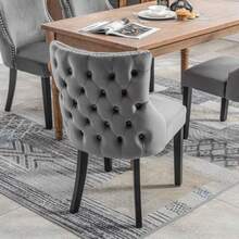 Dining Chairs - Grey - View 8