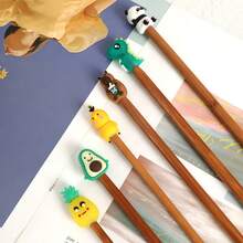 6pcs/Set New Fashion Silicone Anti-Slip Knitting Needles Protectors, DIY Knitting Needle Stoppers