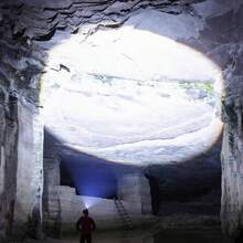 荧光头灯 高功率LED头灯 USB充电 变焦头灯 防水手电筒 带传感器 户外露营钓鱼灯 - 黑色 - 查看 4