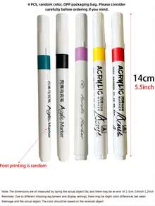 丙烯马克笔，可水洗，不渗色，可叠加，防水，速干，适合艺术家、学生、DIY爱好者，可用于手绘、艺术创作、手工制作、学校美术课、返校季等。