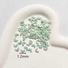 Acrylic Golden Glow In The Dark Wheat Ears With Spaced Beads, Hand String With Beads, Bracelet Beads, DIY Jewelry Accessories - Multicolor - View 4