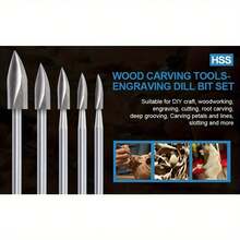 6/11pcs Carving Knife Set, Wood Carving Tools, Engraving Knives, Carving Drill Bits - Multicolor - View 7