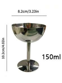 1pc Stainless Steel Ice Cream Cup, Sundae Cup, Dessert Bowl, Dates Snack Cup, Fruit Salad Bowl, Stainless Steel Dessert Cup, Ice Cream Cup, Dessert Bowl, Yogurt Cup, Snack Candy Cup, Salad Bowl, Fruit Pudding Cup, Suitable For Party/Holiday/Family Gathering - Multicolor - View 14