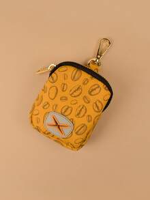 1pc Dog Poop Bag Holder/Dispenser, Valentine's Day & New Year Gift, Cute Valentine's Day Design - Gold Plated Metal Accessory, Fits All Leashes (Poop Bags & Leash Not Included) - Multicolor - View 18