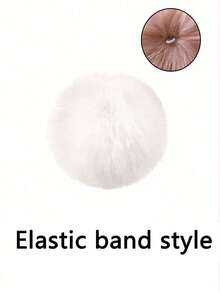 水獭毛绒球钥匙扣 - 粉色 - 查看 11