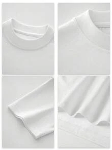 "Fe en lugar de miedo": camiseta cristiana para hombre de estilo hip-hop urbano, transpirable y con un estampado gráfico único. - Blanco - Ver 4