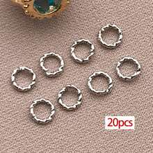 20pcs Twist O Ring Open Jump Rings Real 18K Gold Plated Brass Metal Linking Open Round Circle Connectors Ring For Jewelry Making Bracelet Necklaces DIY Crafts Supplies - Multicolor - View 14