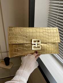 Leisure Handbag Women's Bag New Texture Niche Handbag New Bag Women's Fashionable Simple Envelope Bag Texture Niche Leisure Handbag New Fashionable Envelope Bag Women's Simple Handbag Fashion Simple Envelope Bag Women's Simple Handbag Women's Bag Texture Niche Handbag Niche Casual Handbag New Texture Sense Envelope Bag Women's Fashionable Simple Handbag - Multicolor - View 13