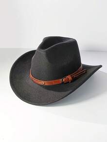 1 chiếc mũ cao bồi miền Tây bằng polyester dành cho nữ, kiểu dáng retro unisex với họa tiết tròn màu bạc, phù hợp cho các dịp thường ngày, tiệc cao bồi miền Tây, trang phục cao bồi quán bar (Một kích cỡ phù hợp với hầu hết mọi người) - Nhiều màu - Xem 10