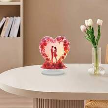 2D Acrylic Desktop Ornament, Perfect For Home Decoration And Valentine's Day Gifts - Multicolor - View 7