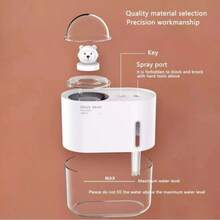 Nuevo humidificador doméstico mini, humidificador de escritorio USB con forma de oso, humidificador de aire para dormitorio, difusor de aromas, humidificador de aceites esenciales - Multicolor - Ver 8