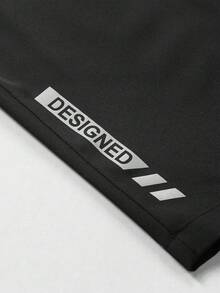 Women's Quick-Dry 3/4 Pants, Elastic Waist 3/4 Pants, Zipper Pocket 3/4 Pants Suitable For Hiking And Summer, Sports & Casual Pants - Black - View 11