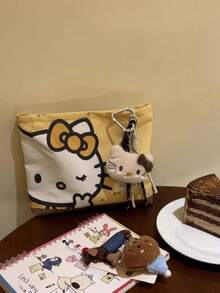 Sanrio 官方授权三丽鸥Hello Kitty大容量旅行化妆包 - 可爱日系动漫卡通便携手提包 - 送给少女和女性的完美生日/节日礼物 - 网红风美妆收纳包 - 耐用防水面料 - 多功能百搭，适合学校、办公室、日常旅行 - 必备收藏品 - 可爱文化配饰 - 彩色 - 查看 10