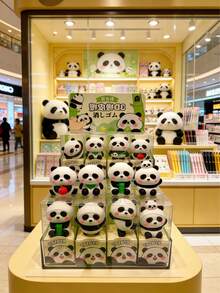 Random Delivery, Creative Design, Cute 3D Panda Erasers, Set Packaging, Height 4.5cm, Children's Writing Tool - Multicolor - View 6