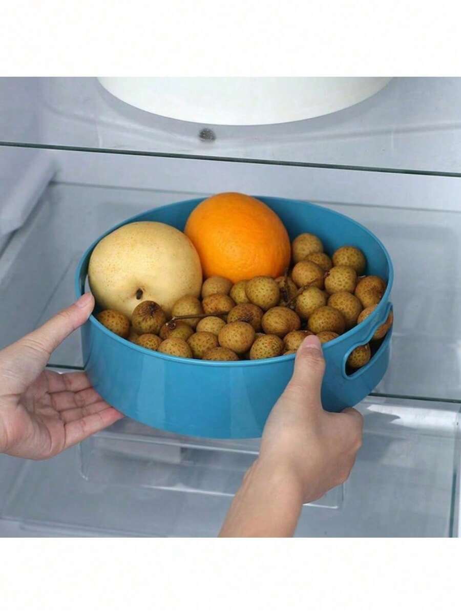 Multi-Function Rotating Tray Kitchen Organizer Cosmetics Organizer Non-Slip Storage Tray - Multicolor - View 1
