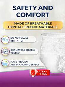 2/10/36pcs/Pack, Overnight Period Panties, Disposable Panties, Panty-Style Sanitary Pads, Super Absorbent, Patented Design, Fresh And Comfortable, 3D Snug Protection, Leak-Proof, Breathable, High Absorbency, Odor Control, Good Sleep All Night, Suitable For Business Trips, Menstruation, Postpartum, Post-Surgery And Travel - White - Nighttime Menstrual Underwear - View 13