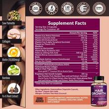 Nutrientes Rainbow Avanzados para el crecimiento del cabello, la salud de la piel y las uñas - Biotina, Colágeno - 1 paquete - Ver 2