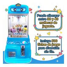 Rotacion Maquina De Peluches Garra Doll Con Leds Rgb Nuevo - Azul - Ver 5