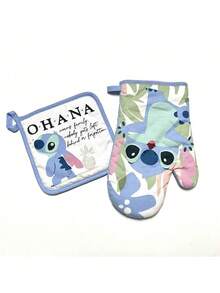 2pcs Disney Insulated Set, Includes Insulated Gloves, Insulated Mat And Baking Set, Gift Set, Suitable For Kitchen Use, Can Be Used As Mother's Day Or Birthday Gift - Multicolor - View 21