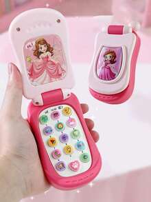 Children's Flip Phone Toy, CPC Multi-Function Early Education Toy, Built-In Nursery Rhymes And Simulated Calls, Animal Sound Sensory Development Toy, Suitable For Toddlers 12 Months And Above Boys And Girls - Add to Cart (priority Shipping) - View 10