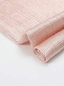 1 chiếc khăn choàng cổ tua rua khóa tròn kim loại sáng bóng, thích hợp cho váy dạ hội, đám cưới và tiệc tùng, nhẹ và thoáng khí. - Hồng - Xem 5