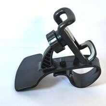 Car Phone Holder, Multifunction Car Dashboard Clip Phone Mount, Universal Car Navigation Bracket Compatible With IPhone, Android Phone, Gift For Birthday, Family, Friends Car Accessories - Black - View 9