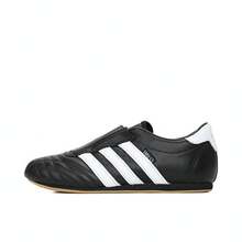 Women's Adidas Taekwondo Casual Sports Shoes - Black and White - View 5