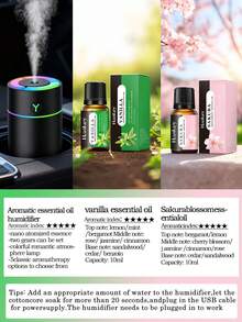 这款大容量230毫升静音车载加湿器采用超声波雾化技术，是必备的便携式车载配件。它有经典的黑白两色可选，还具备车载香氛功能，提供5种可选香味。这款多功能装饰品内置LED氛围灯，并可作为智能USB供电的车载空气清新剂使用（需插电）。 - A - 查看 15