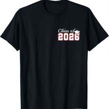 Senior 2026 Class Of 2026 Graduation 2026 High School T-Shirt - Black - View 1