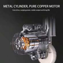 Compresor de Aire Portatil 12V para Auto Manometro Analogico y Diseño Compacto Negro - Cableado - Ver 3