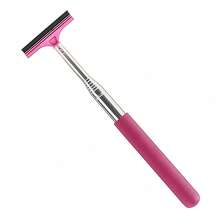 1pc Extendable Car Rearview Mirror Windshield Wiper, 98cm Long Handle Auto Cleaning Tool, Easily Removes Fog, Water Stains On Glass - 1pc Pink Telescopic Wiper - View 9