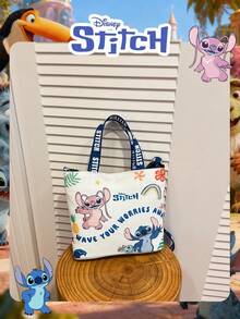 Disney 1 Pc Officially Licensed Stitch Pattern Candy Bag Lunch Bag Snack Pack Women's Fashion Handbag Casual Multi Functional Shoulder Bag Lightweight Adjustable Shoulder Strap Crossbody Bag,For Women/Girls, For Shopping/Daily Use /Fashion Accessories - Multicolor - View 11