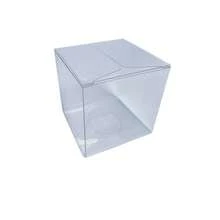 5/10/50/100 st/set genomskinliga presentaskar, moderna genomskinliga PVC-presentaskar, lämpliga för presenter, fester - Genomskinlig - Visa 8