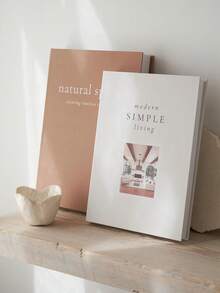 2 件装饰性仿书摆件，非常适合点缀咖啡桌、书架或壁炉架，现代家居装饰和收藏品，办公桌配件，办公用品，办公装饰 - 彩色 - 查看 2