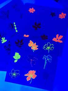 Bộ 4 hình xăm tạm thời huỳnh quang - Thiết kế bướm và hoa hồng đầy màu sắc với tông màu huỳnh quang tươi sáng. Chi tiết tinh tế, dễ dán/gỡ bỏ, chống nước và bền lâu. Lý tưởng cho trang phục hàng ngày, tiệc tùng, lễ hội và chụp ảnh, trang trí cơ thể sống động, phong cách với không khí tuyệt vời. - Nhiều màu - Xem 8