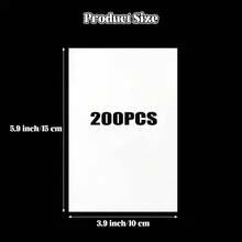 离型纸 10/30/50/100/200 片装 钻石画配件 离型纸 A6尺寸 不粘纸 钻石画 钻石艺术配件和工具 贴纸离型纸 - 彩色 - 查看 11