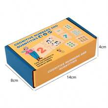 Montessori Wooden Number Puzzle Set Kids 3-6 Years Old English Number Animal Matching Board Preschool Math Addition Subtraction Learning Toy - Multicolor - View 8