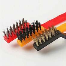1-9pcs Gas Stove Cleaning Brush, Wire Brush, Kitchen Cleaning Brush, Oil Cleaning Brush, Rust Removal Brush, Electric Brush, Cleaning Supplies, Wire Pot Brush, Multi-Function Cleaning Brush, Random Colors,Kitchen,Bathroom,Home,Household Suppliers - 彩色 - 查看 3