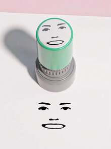 随机颜色印章盒 - 可爱有趣的黑色墨水印章 - 趣味印章 - 适合日常办公使用，可用作标签和指示印章 - 彩色 - 查看 21