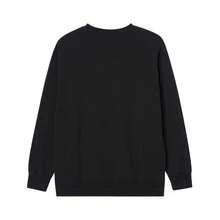 Puma 男女通用圆领长袖针织卫衣，情侣运动卫衣，62610901，秋/春季 - 黑色 - 查看 2