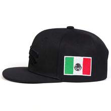 1pc Men's Eagle Head Embroidered Snapback Hat, Street Fashion Casual Cap For Spring, Autumn, Travel, Beach