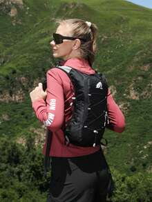 跑步背心，水袋背包，轻便透气跑步背包，可调节跑步水袋背心，适用于越野跑、马拉松、慢跑、骑行 - 彩色 - 查看 6