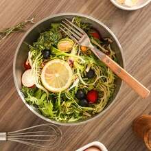 1-5pcs Stainless Steel Double Layer Bowls, Large Capacity, Heat Insulation, Suitable For Eating, Soup, Home Use - Double-layer Thickened Bowl - View 7