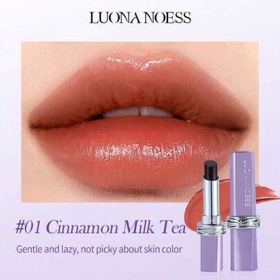 LUONANOESS 2.0 黑魔法唇膏唇彩，防晕染，不拔干，裸色，提升光泽和滋润度，适合女性和女孩，秋冬季节理想之选，完美适用于日常使用、旅行、户外活动、假期、圣诞节、生日、毕业典礼、派对、时尚妆容。