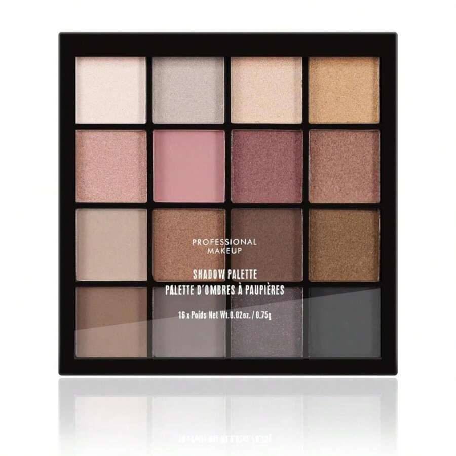 Boobeen Colorful Eyeshadow Palette Makeup-16 Colors, Matte And Glitter Eyeshadow, Bright Eyeshadow Palettes, Blendable, Easy To Build Dramatic Glamour Looks (1#) - ColorA - 查看 1