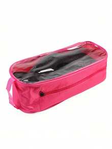 Foldable Zipper Shoe Bag, Neutral Bootie Bag, Shoe Box Storage Container, Essential For Travel, Vacation, Cruise, Dorm, School, Business Trip, Gym Shoe Storage Bag