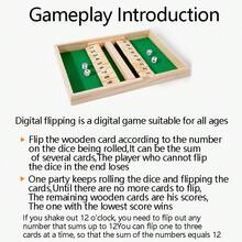 1pc Wooden Board Game, 2-Player Competition, Traditional Bar/Party/Travel/Family, Fun Math - Multicolor - View 5